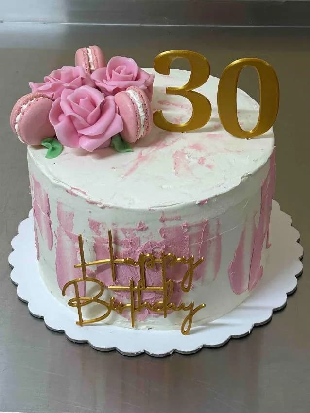 Růžový s 30